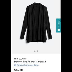 Pink Clover open cardigan from Stitch Fix